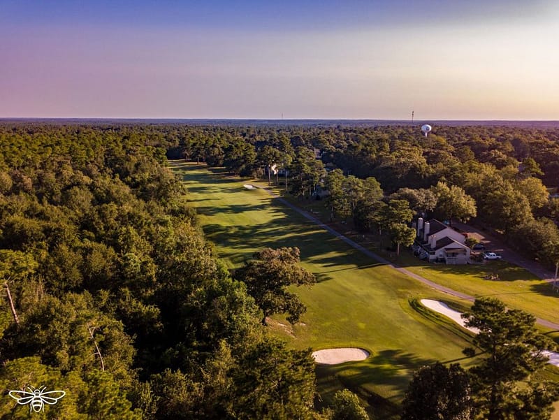 The Club Diamondhead Golf Academy green golf course top wiev