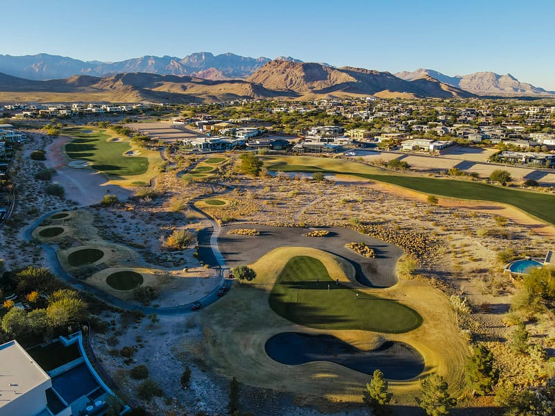 Bear's Best Golf Club Las Vegas golf course aerial wiev